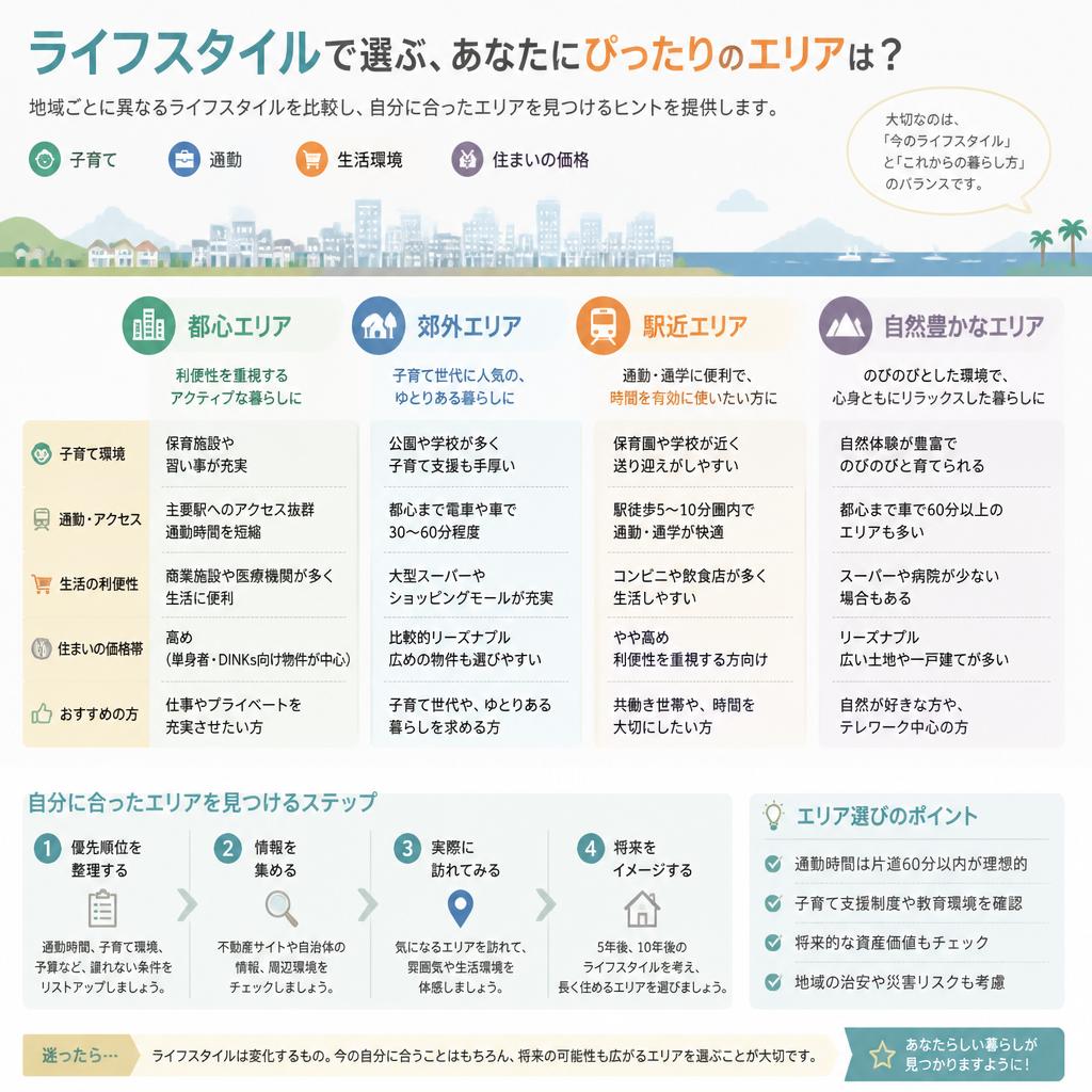 地域性による暮らしの違い