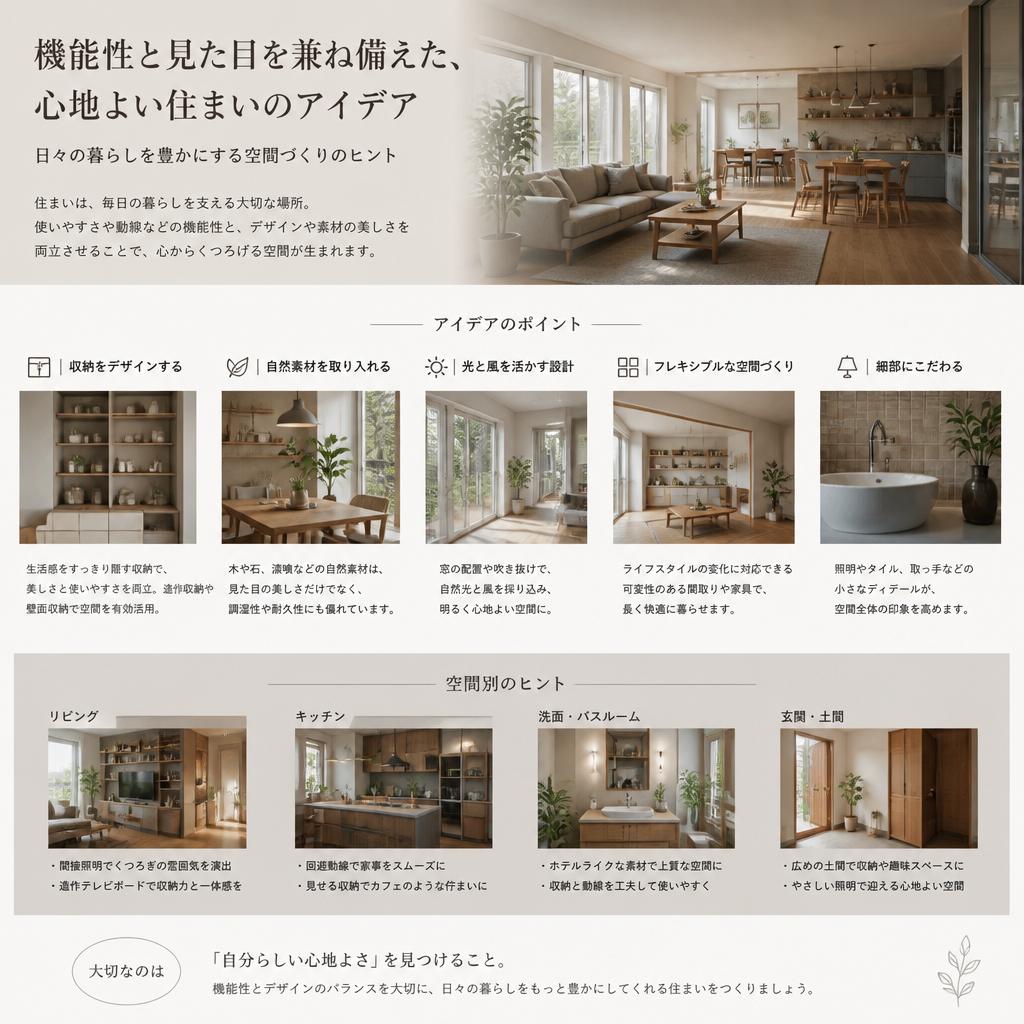 デザイン性と機能性の両立