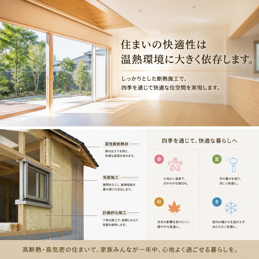 快適性能と温熱環境の重要性