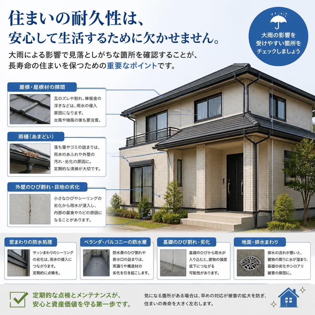 住まいの耐久性を確認する理由